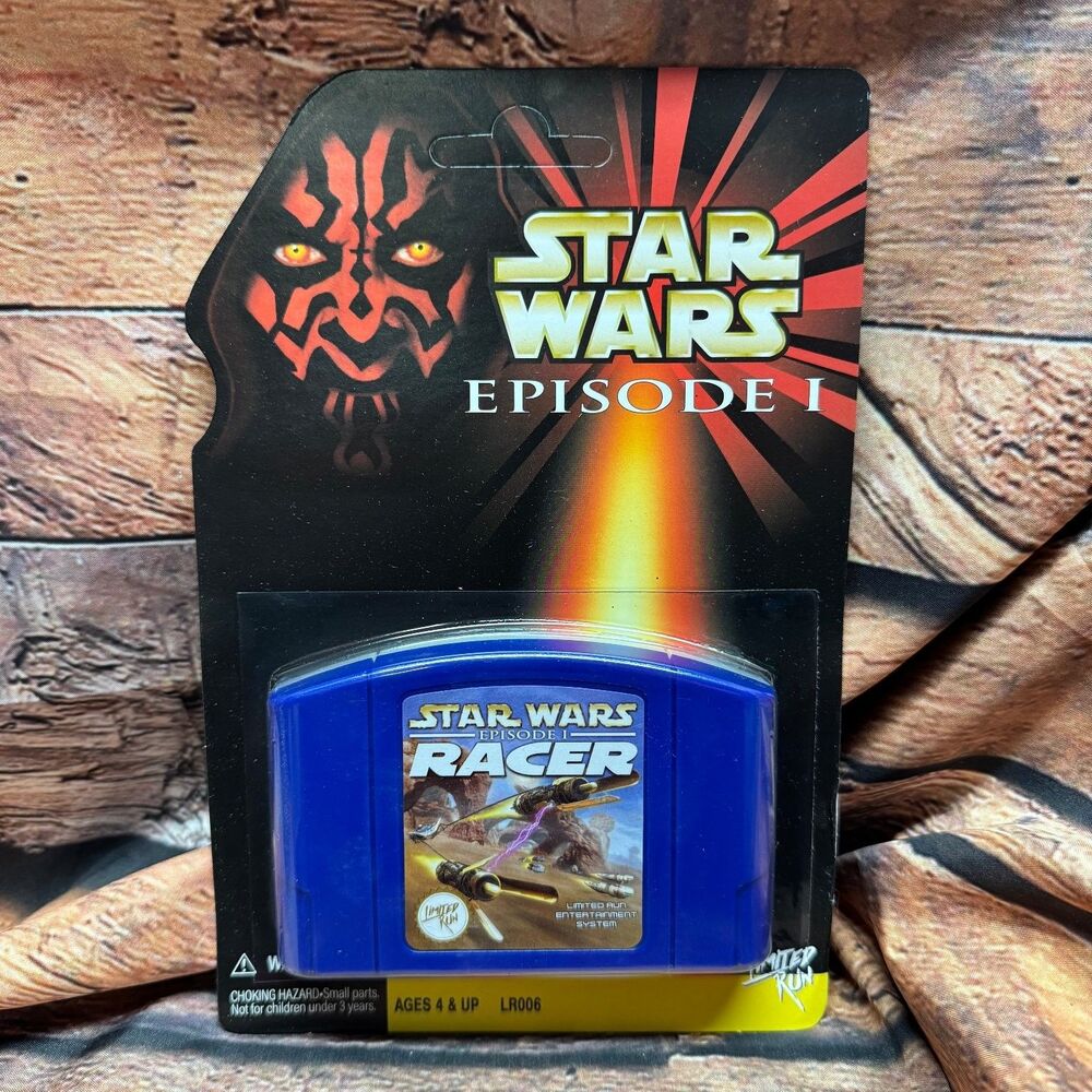 Star Wars Episode 1 Racer N64 Limited Run Games LRG Blue Cartridge New Sealed